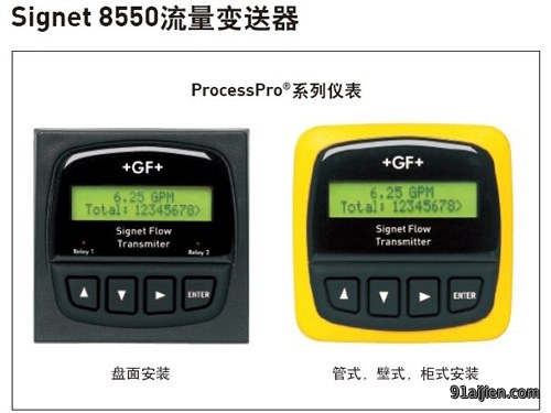 +GF+ Signet 8550流量变送器
