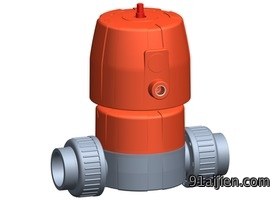 +GF+ABS 新型气动隔膜阀