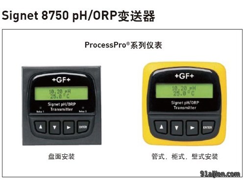 +GF+ Signet 8750 pH/ORP变送器
